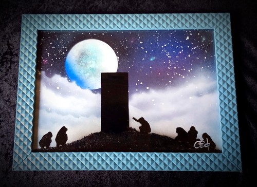 Spray art papier photo sous - -,