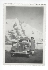 G1478 Fiat 508 Balilla, Alpes 1951. Photo argentique