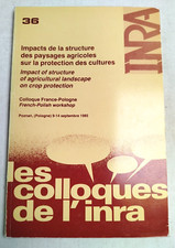IMPACTS de la STRUCTURE PAYSAGES AGRICOLES 36 LIVRE 1985 Biologie Ecologie YJ3