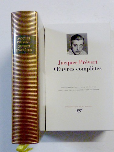 Jacques prévert nrf pléiade - prÉvert,