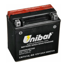 Batterie UNIBAT CBTX14L-BS YTX14L-BS Harley-Davidson 1200 Forty-Eight 1200 11