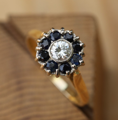 Bague cocktail vintage - vintage, or