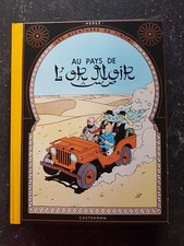 Tintin Au pays de l or noir fac similé Hergé  edition couleurs casterman 