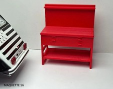 1/18 établi pour rangement outil garage atelier chantier déco maquette56 diorama