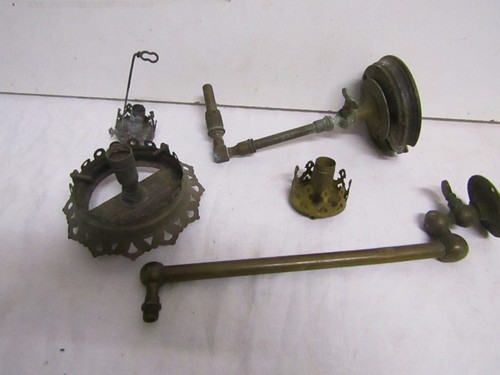 Lot lampe bec - bec, ancien