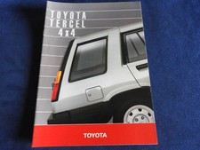 catalogue toyota tercel  4X4 1985