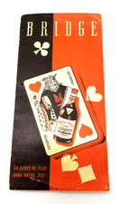 Ancien Grand Carnet Publicitaire Jeu Bridge Pub Cordial Médoc