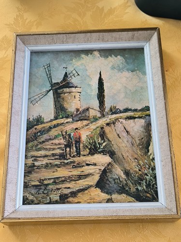 Tableau huile rené lorotte - rené,