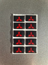 10x logo emblème mitsubishi - 10x,