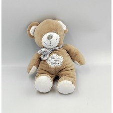 Doudou ours beige blanc étoiles Ma petite étoile POMMETTE - 33768