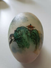 oeuf  pierre  dure  decors  Asiatique japonisant , bois  a  repriser