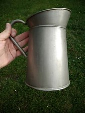 Ancien BROC à EAU de toilette en laiton chromé déco jardin vintage