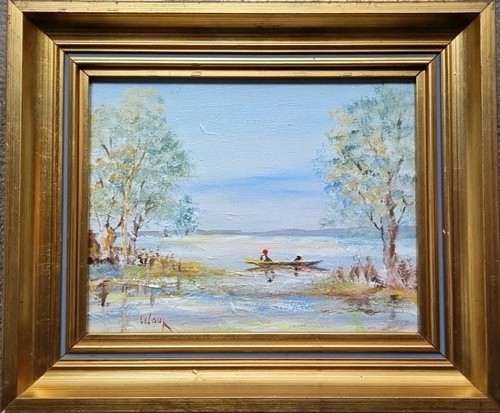 Tableau peinture hst encadré - peinture,