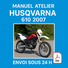 Manuel Atelier Husqvarna 610