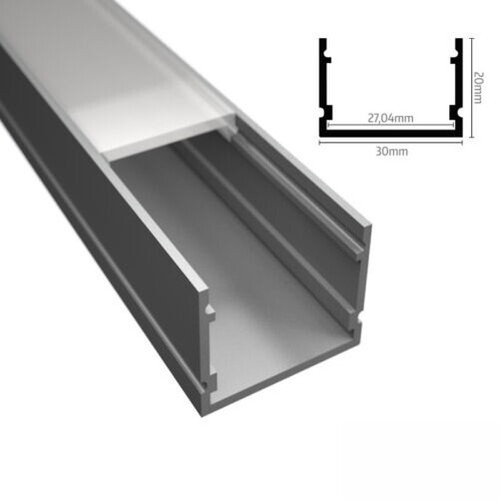 Aluminium profil baguette - aluminium,