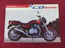Prospectus catalogue  Moto : HONDA 750 seven fifty de 1992