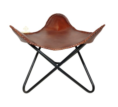 Vintage style cuir papillon - cuir,