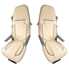 Housses de siège éco-cuir + daim pour MAN Euro 7 2021 + ensemble de housses d...