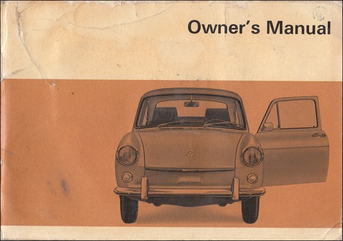 1968 manuel propriétaire - 1968,