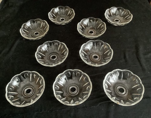 Coupelles bobèches verre - coupelles,