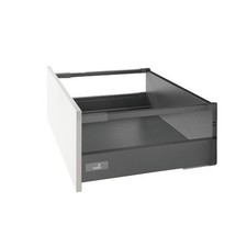 Tiroir casserolier blanc Innotech Atira en kit - H 176 mm - L 350 mm HETTICH