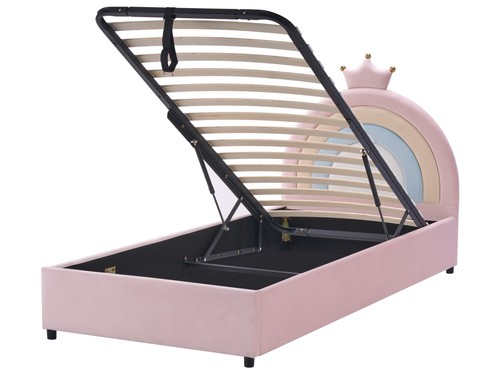 Lit simple moderne velours - simple,