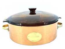 Chez Gourmand Casserole Socle Avec Pyrex Ambre 2 Quart Plat Ad Couvercle