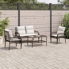 Salon jardin avec coussins - avec,