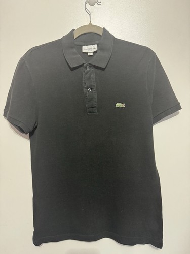 Polo lacoste noir - lacoste,