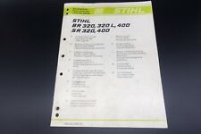 STIHL BR SR 320 L 400 Liste Pièces détachées Vue éclaté Référence Souffleur