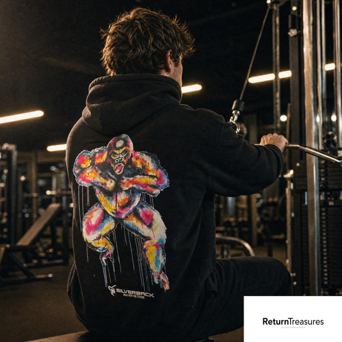 Silverback hoodie noir - xl,