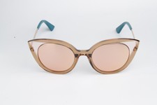 600$ FACE A FACE PRISM 2 Caramel Woman's Sunglasses Rose Gold Flash Lenses