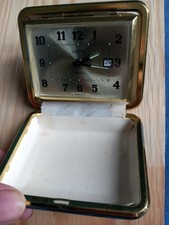 Reveil De Voyage Vintage Mécanique Europa . 2 Jewels. Fonctionne. 