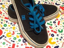 Baskets toile noires et bleues Dolce Gabbana 32