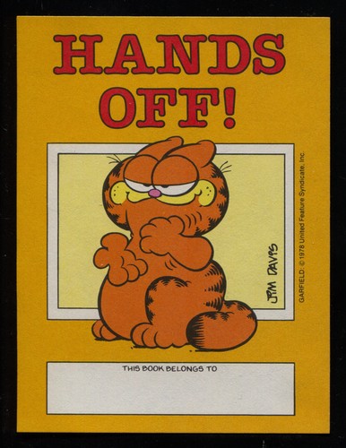 Garfield hands off vintage - hands,