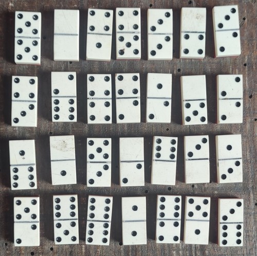 Ancien jeu domino miniature - ancien,
