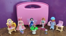 Playmobil Valisette Fille - Princesse - Fée - Sirène - Femme chic - Accessoires 