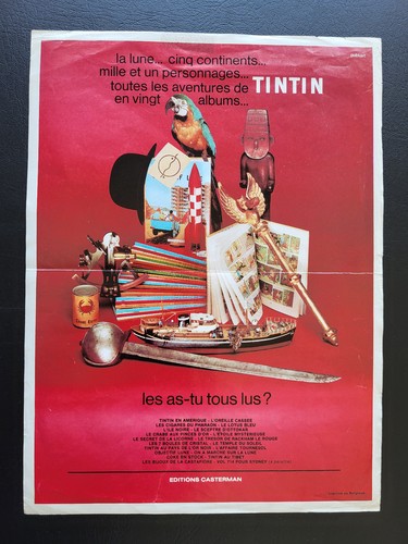 Tintin kuifje très rare - tintin,