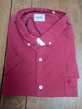 chemise homme rouge serge blanco taille 4XL a nettoyer
