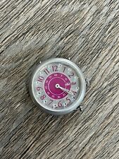 Cadran Montre Flik Flak Rose argenté bijoux Vintage Fonctionne