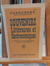 LIVRE. SOUVENIRS LITTERAIRES