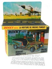 Dinky toys boîte repro 1406 renault 4x4 sinpar michel tanguy chevaliers du ciel