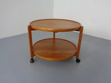 Table bar roulante teck - en,