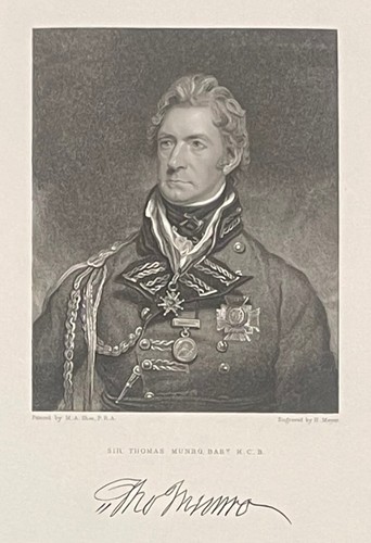 Major general sir thomas munro - major-general,