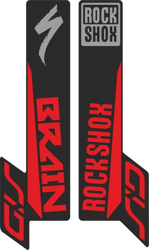 Adhésifs fourche rock shox - adhésifs,