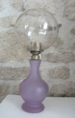 Lampe art déco verre - lampe,