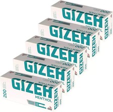 1000 TUBES Menthol GIZEH -