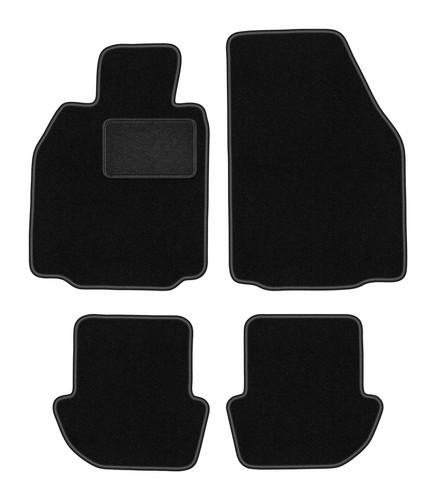 Tapis sol velours noir - tapis,