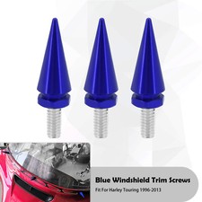 3x Bleu boulons à vis