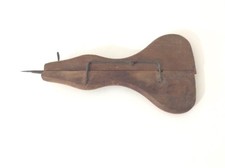 Antique Wooden Hand Held Leather/Fabric Stitching or Sewing Tool
